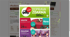 Desktop Screenshot of pracovna.obydleni.cz