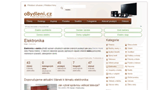 Desktop Screenshot of elektronika.obydleni.cz