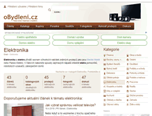 Tablet Screenshot of elektronika.obydleni.cz